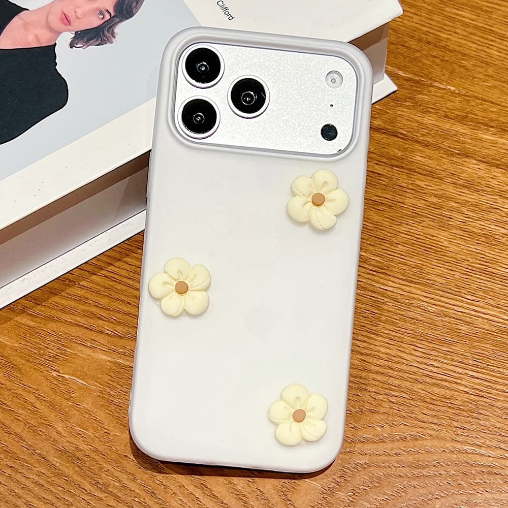 Custodia per telefono 2 IN 1 colorata e simpatica a forma di fiore Dopamine per iPhone 17 Pro Max 16 15 14 13 12 11 Pro Max 16E 17Air X XS XR 7 8 Plus