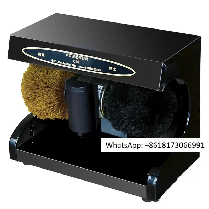 Shenjiang C001 Macchina per la Pulizia delle Scarpe Completamente Automatica per Uso Domestico con Motore in Rame e Piccola Macchina Spazzolatrice per Scarpe