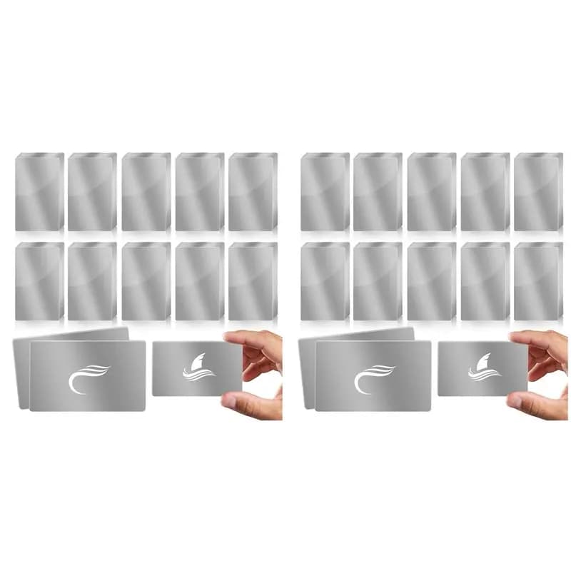AB11-200 Empty Aluminum Sheets for Laser Engraving, Metal Visitor Cards, Multipurpose Engraving, Fai-to-Te A Gift