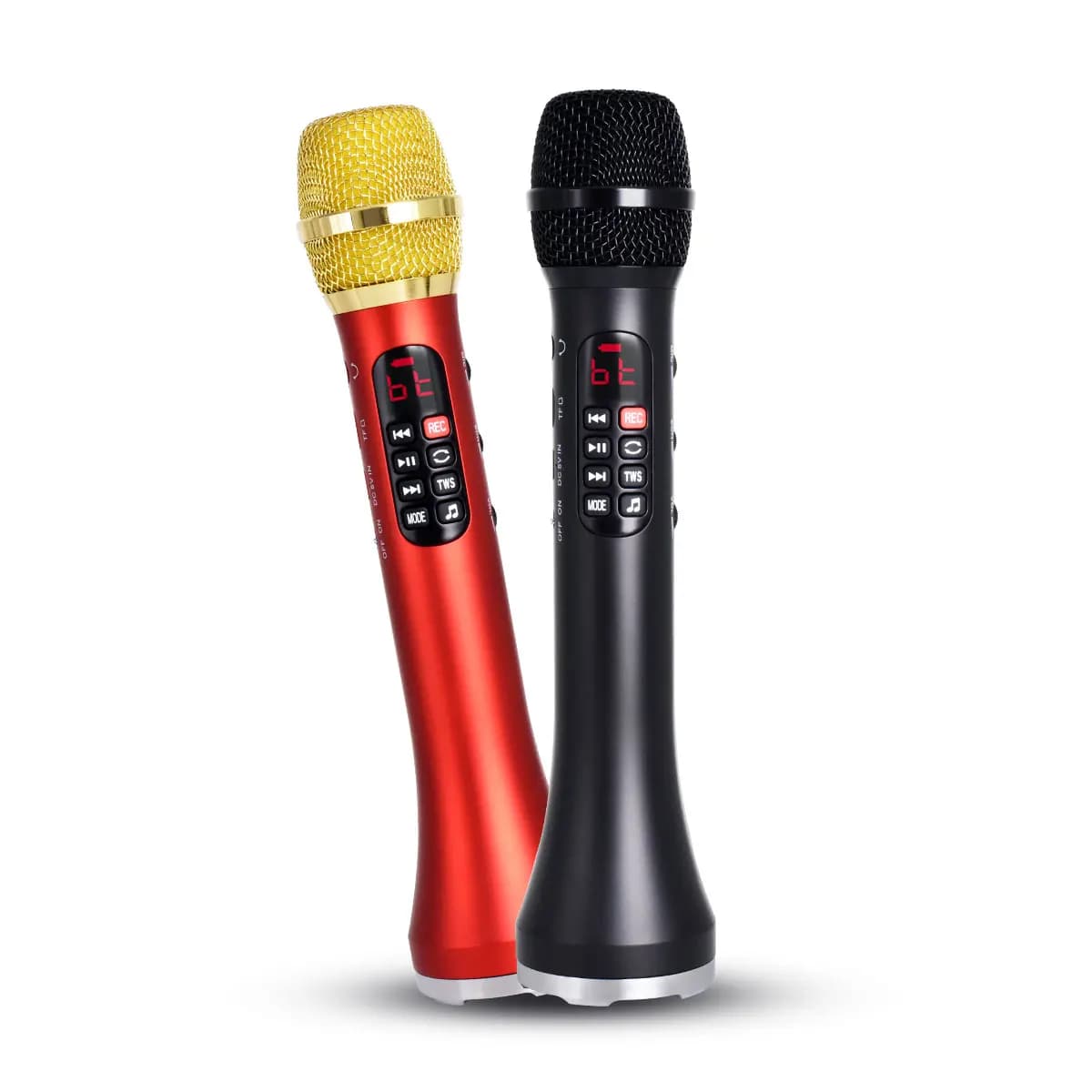 P2MAX Potente microfono wireless portatile per karaoke, altoparlante, microfono, megafono, portatile, intelligente, per l'insegnamento vivente, allenamento, canto