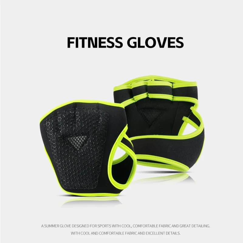 1 pair of training gloves for lifting weights man fitness sport body building gym hand wrist palm protection gloves