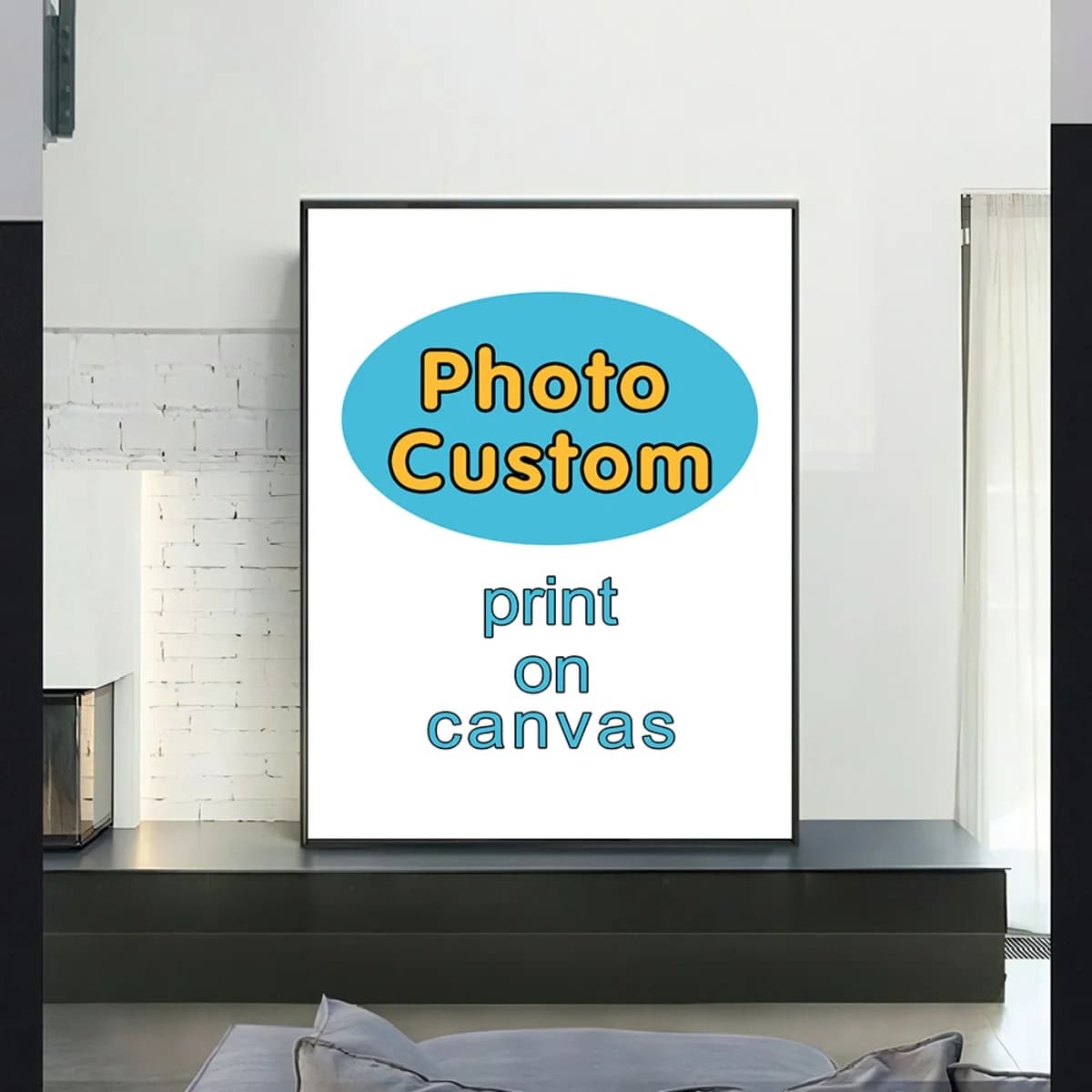 Photo Custom Canvas Prints Personalized Photo Poster for Family Life Pets Weddings Birthdays Scenery Home Decor Gifts
