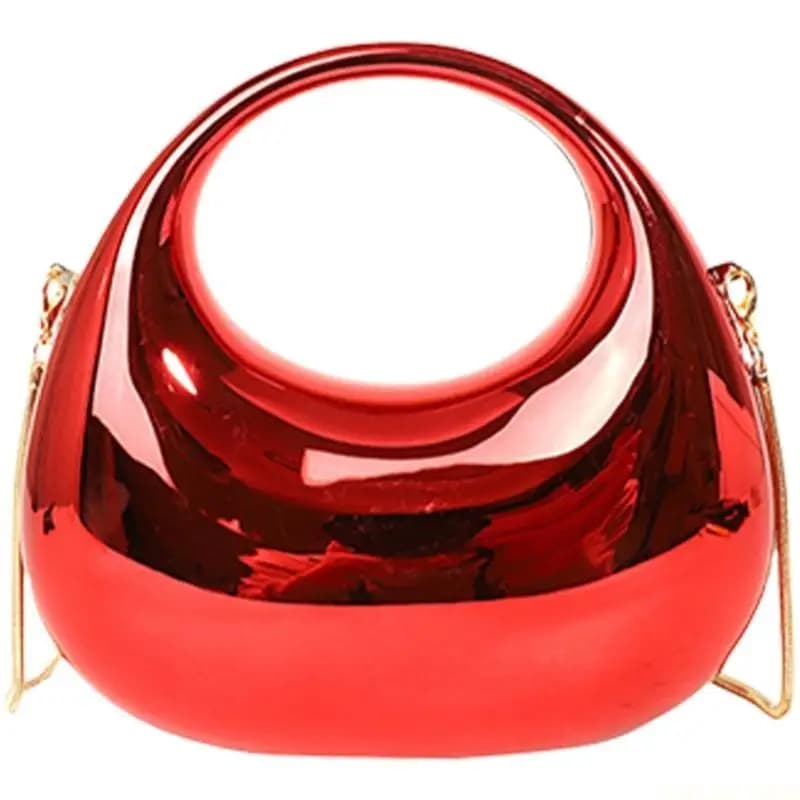 X90D Borsa da donna Pochette da Borsa a tracolla a forma luna Borsa da alla