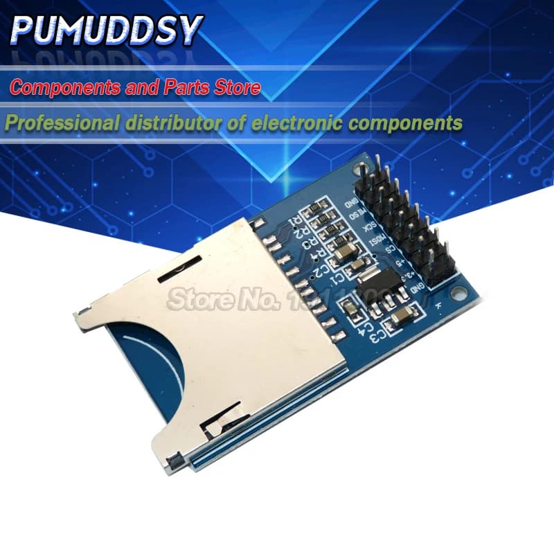 5PCS di Lettura e scrittura del modulo Card Slot Modulo Socket Reader BRACCIO MCU per la scheda SD modulenew