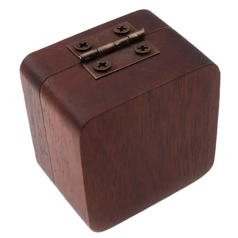 AEF5-Walnut Guitar Pick Storage Box, Can Hold Many Picks,Guitar Gifts,Guitar Picks Case,Guitar Picks Storage,Guitar Parts