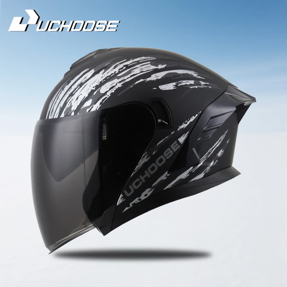Modular integrated helmet tipping for motorcycle 715 with double visor Race helmet for road bike anti-fog for woman and man Helmet retro 3/4