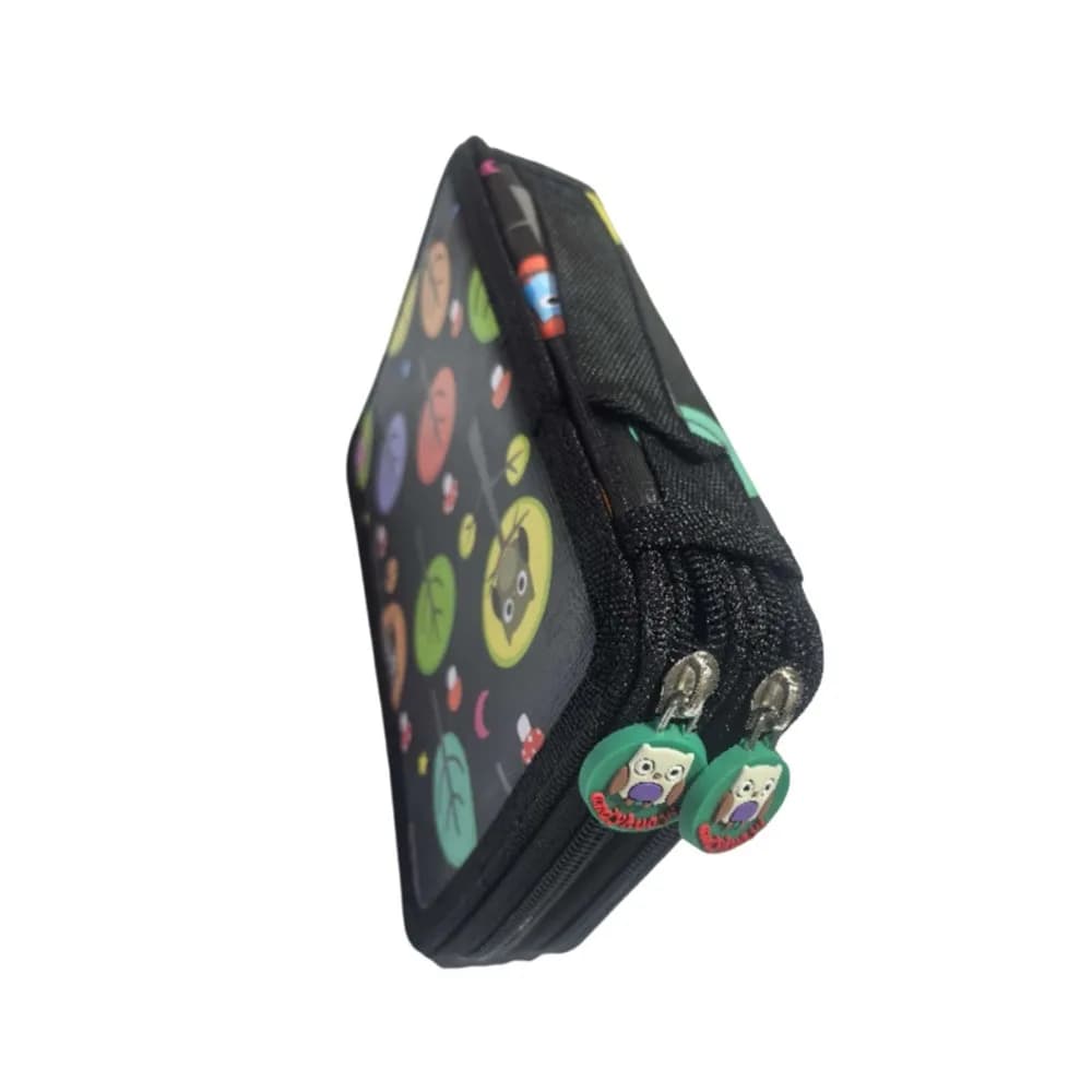 Astuccio per matite da disegno con 32/52/72 fori, borsa porta penne di grande capacità con chiusura a cerniera e scomparti multipli