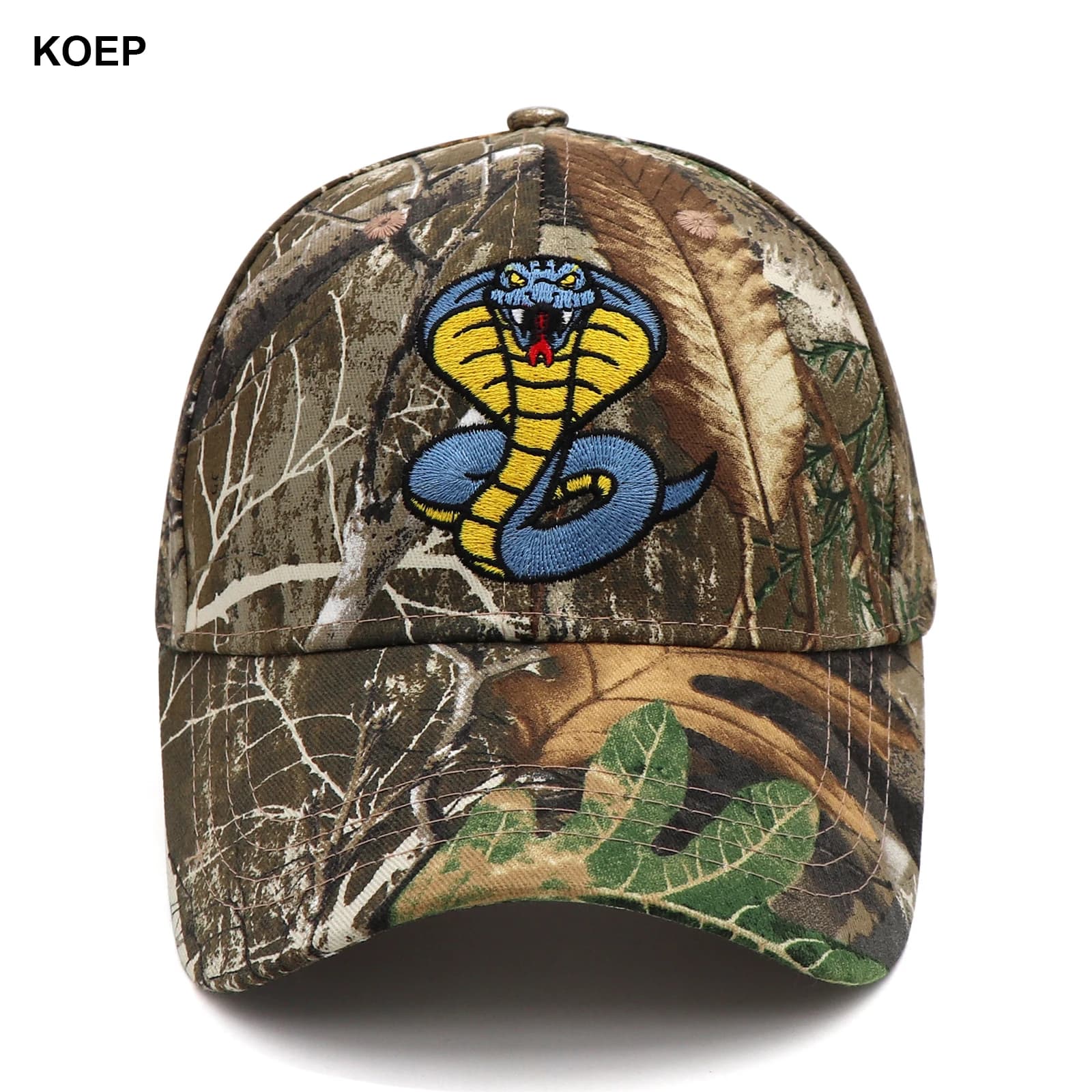 KOEP New Cobra Camo Baseball Cap Fishing Caps Men Outdoor Hunting Jungle Hat Hiking Casquette Hats