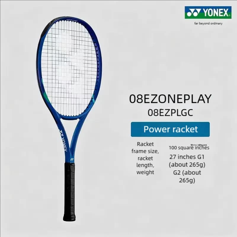 Yonex/Yonex 08 Ezone Play Powerful Carbon Tennis Racket with Large Sweet Spot Yy