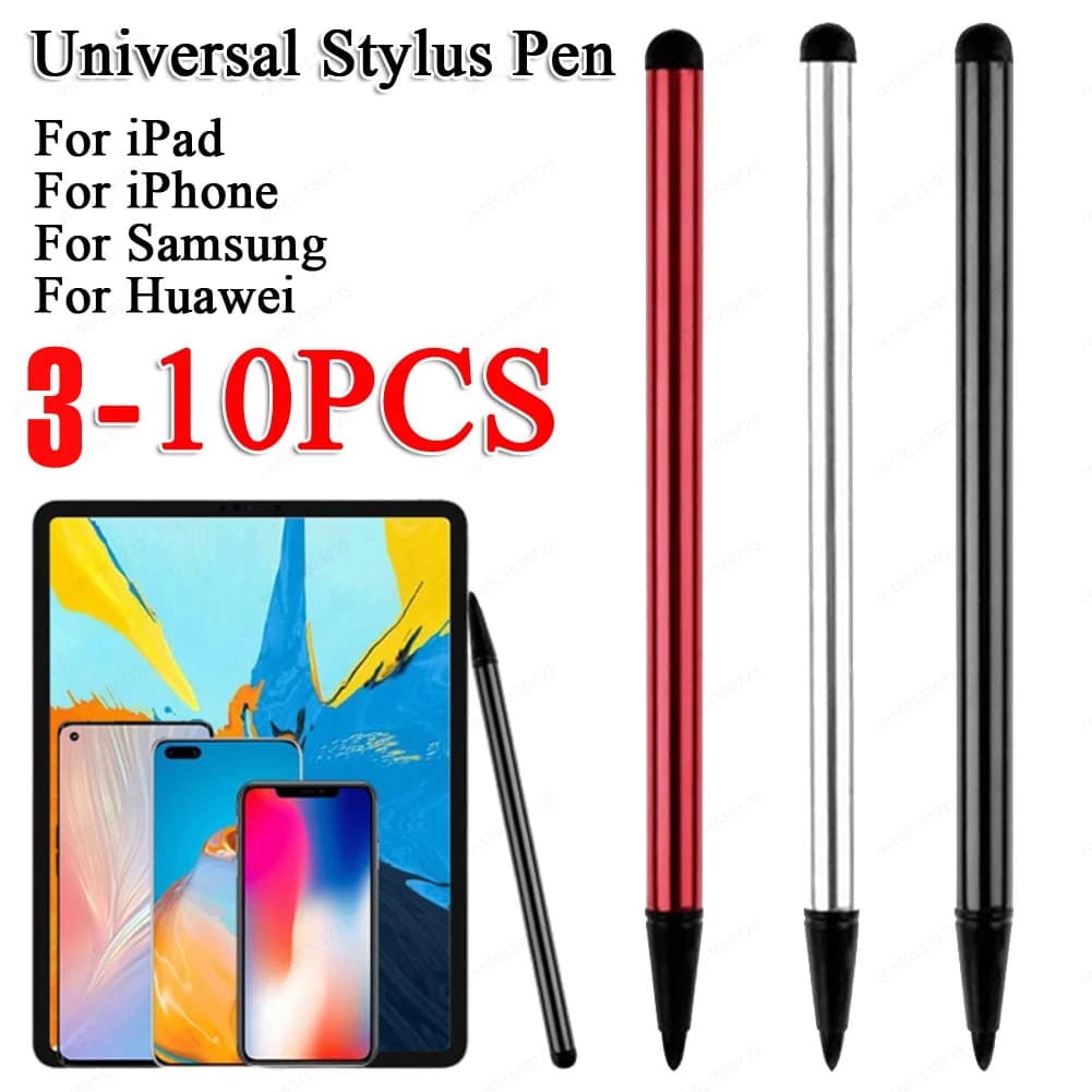 Penna Stilo Universale per Android iOS, Penna Capacitiva per Schermi Touch, Tablet, Telefoni Cellulari, iPad, iPhone, Samsung, Huawei