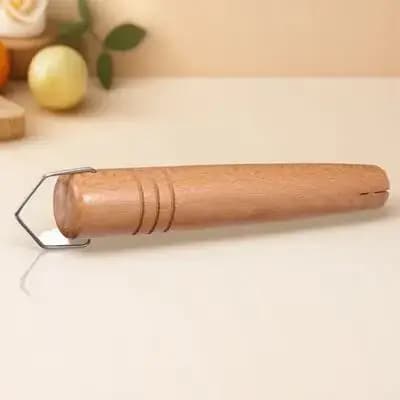 Manico in Legno Staccabile per Pentole, Design Giapponese Ergonomico, Impugnatura Lunga e Confortevole per Pentole, Casseruole, Padelle e Tegami