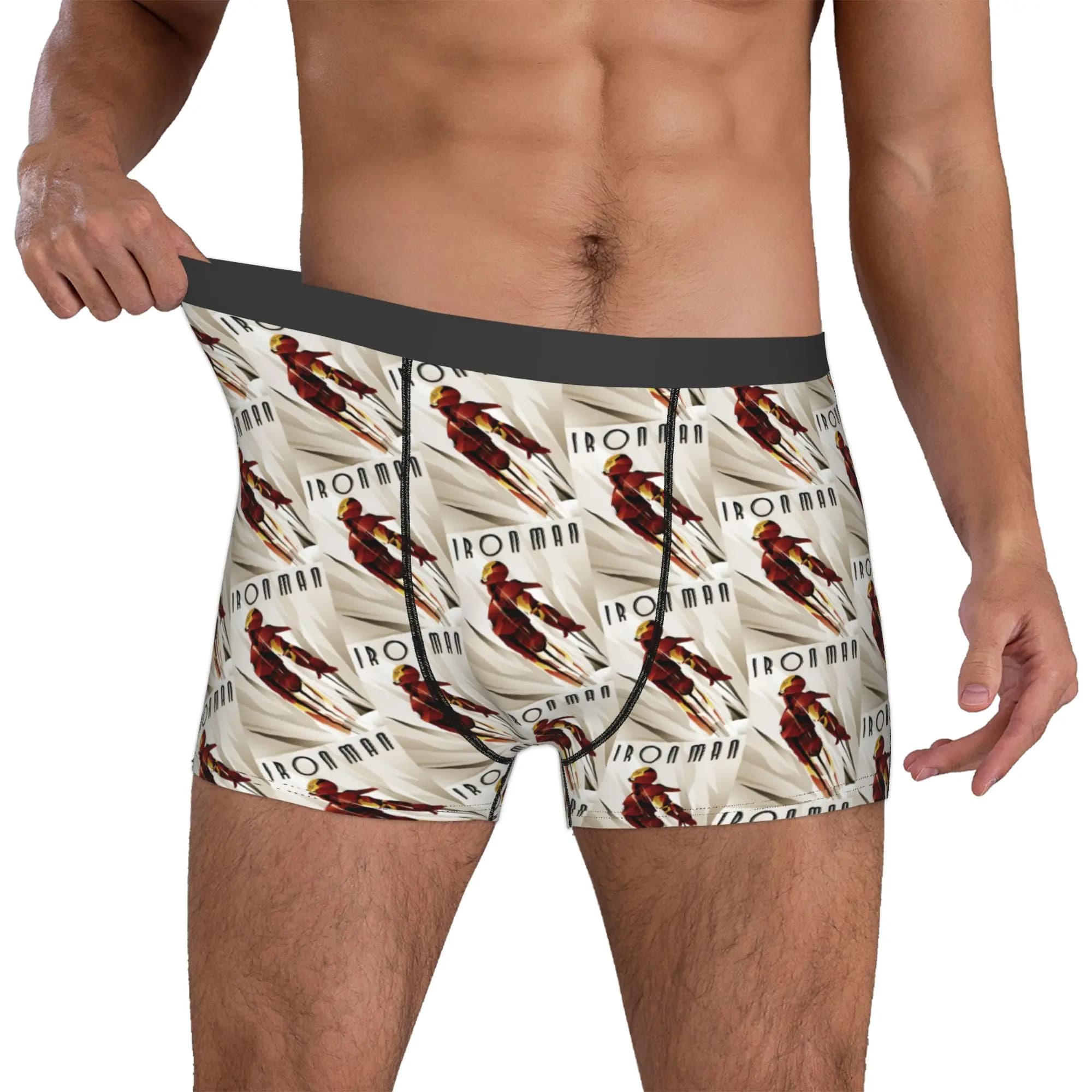 Slip Boxer da Uomo Personalizzati con Stampa Anime e Fumetti, Comodi e Divertenti