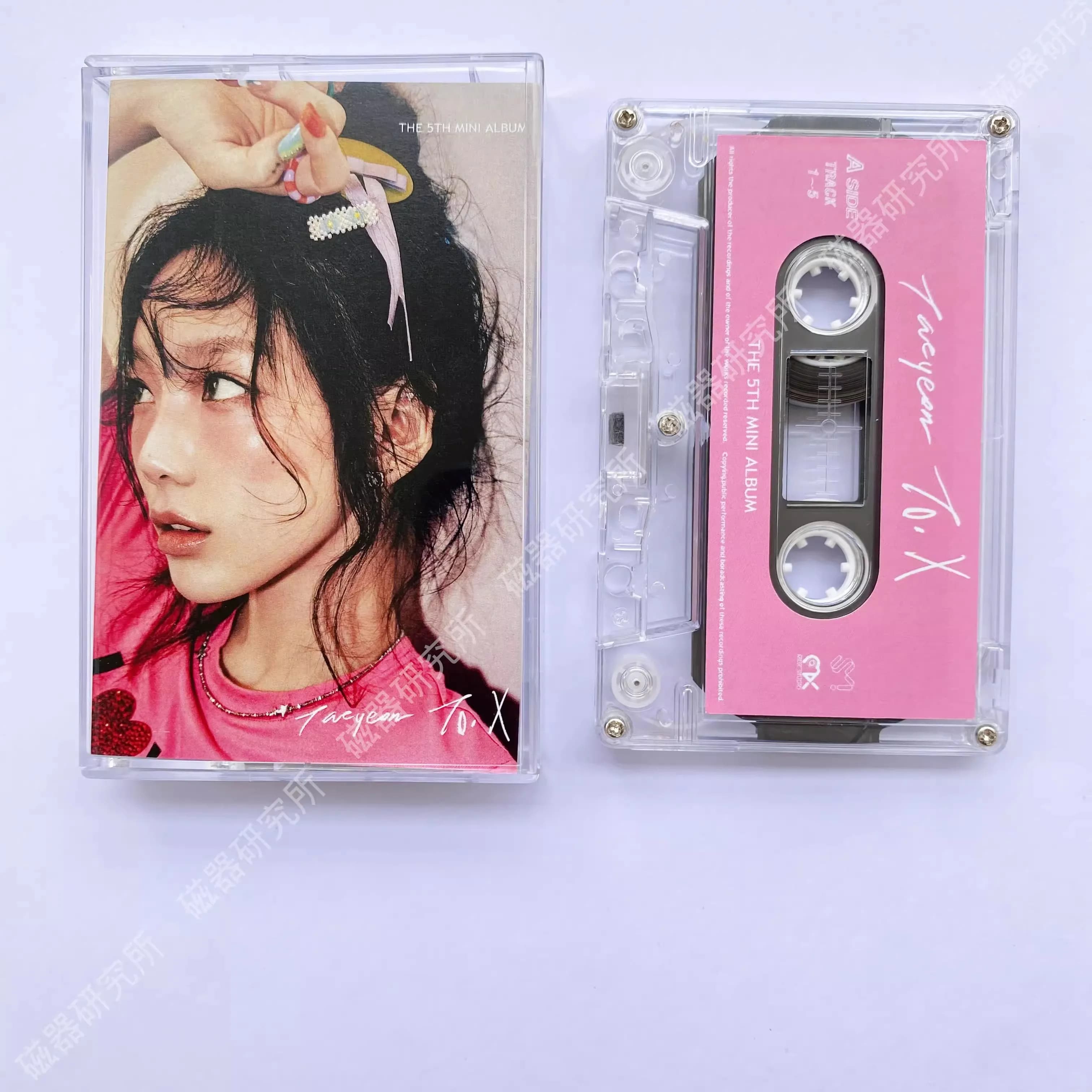 Nuovo Pop Taeyeon Music Tape To X Album Cassette Cosplay Walkman Car Recorder Soundtracks Box Party Music Collection Regali