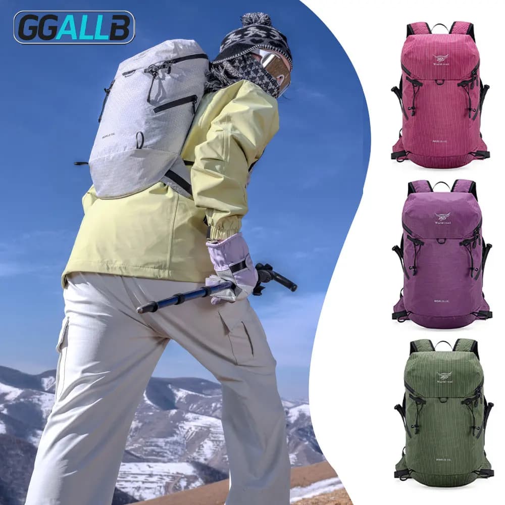 Hiking backpack, waterproof and wear-resistant lightweight backpack, camping backpack for outdoor travel for men and women