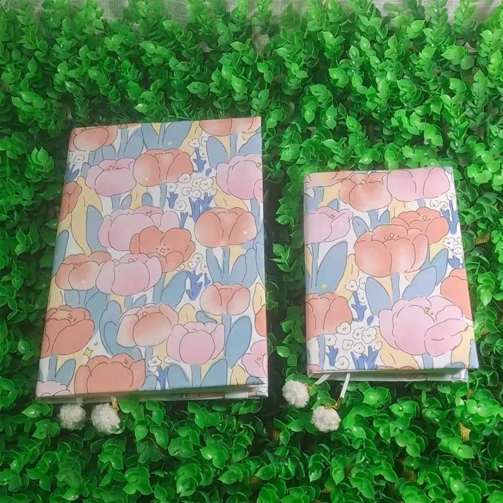 Fromthenon A5 A6 Tulip Notebook Cover Planner Custodia protettiva Shell Journal Cover Protector Forniture di cancelleria per ufficio