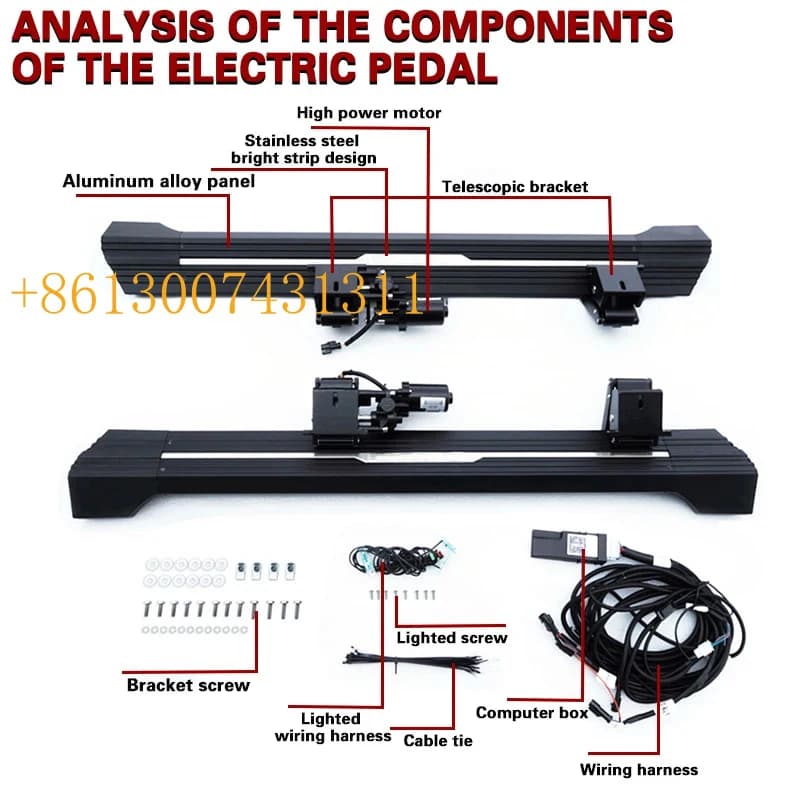 FactoryHigh Quality Waterproof Car Running Board Side Step JL JK Gladiator