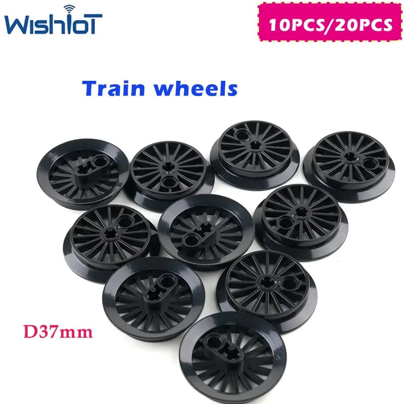 10/20 Pezzi Ruote per Treno 85557, Parti per Costruzioni MOC, Carro Ferroviario 85489, Puzzle di Particelle Assemblabili, Piccoli Mattoncini, Accessori per Giocattoli
