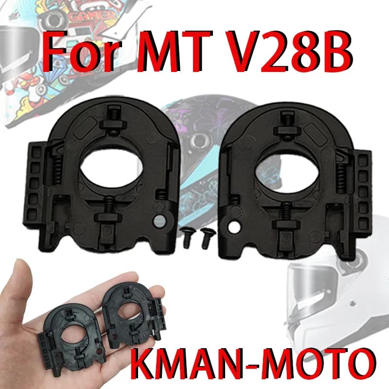 Helmet Visor Base Mechanism for MT V28B Casco Moto Shield Lock Motorcycle Helmet Parts Accessories
