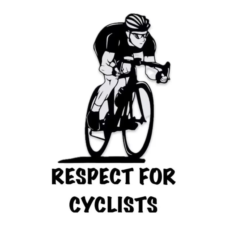 Wall decal for cars cool mountain bike PVC waterproof and sun protection 20 cm