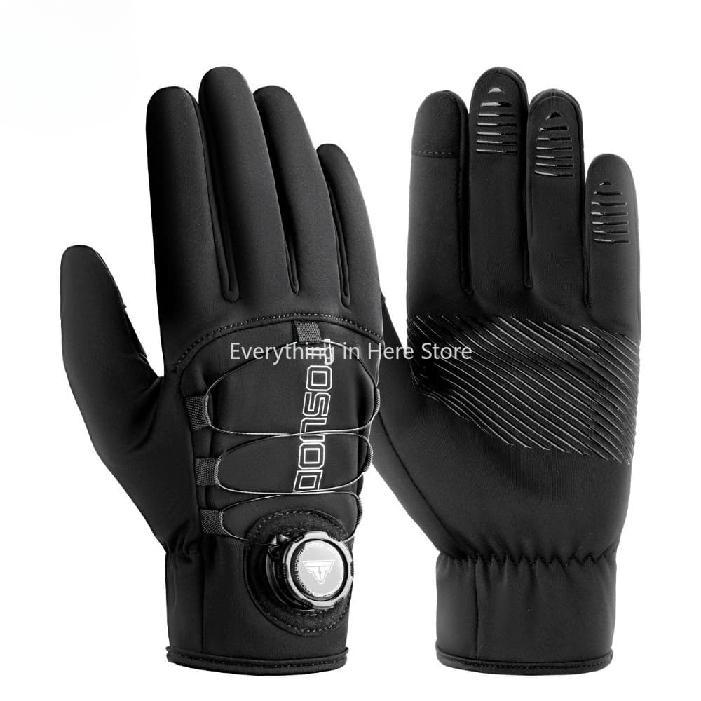 Winter Cycling Gloves Full fingers Gloves Touch screen Bicycle Gloves with Adjustable Buckle Hot Non-slip Windproof