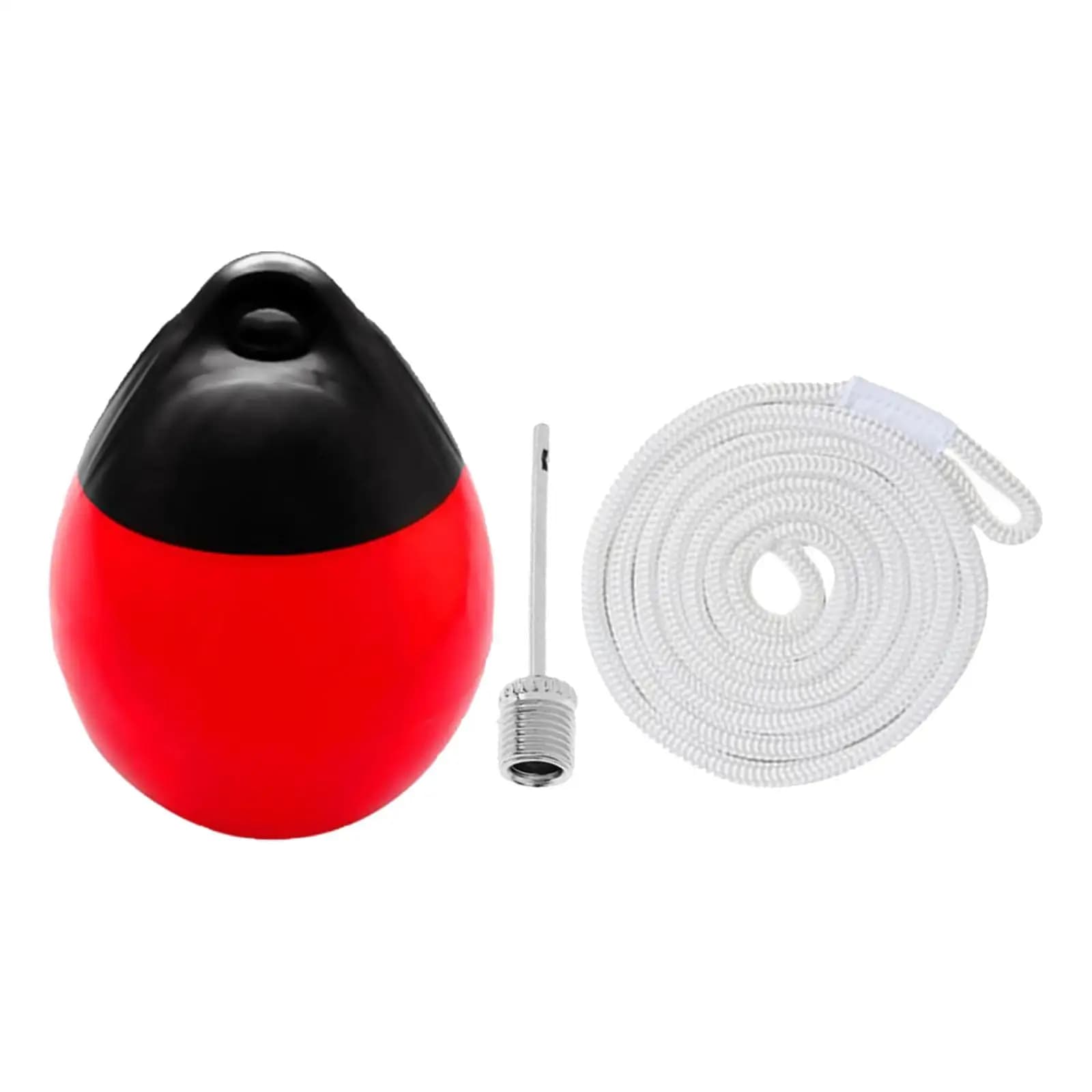 Parafango Gonfiabile a Sfera per Barche con Perno Gonfiabile, Boa Ancoraggio Anti-Collisione per Pontoni, Barche, Banchine, Barche a Vela, Yacht, Pesca