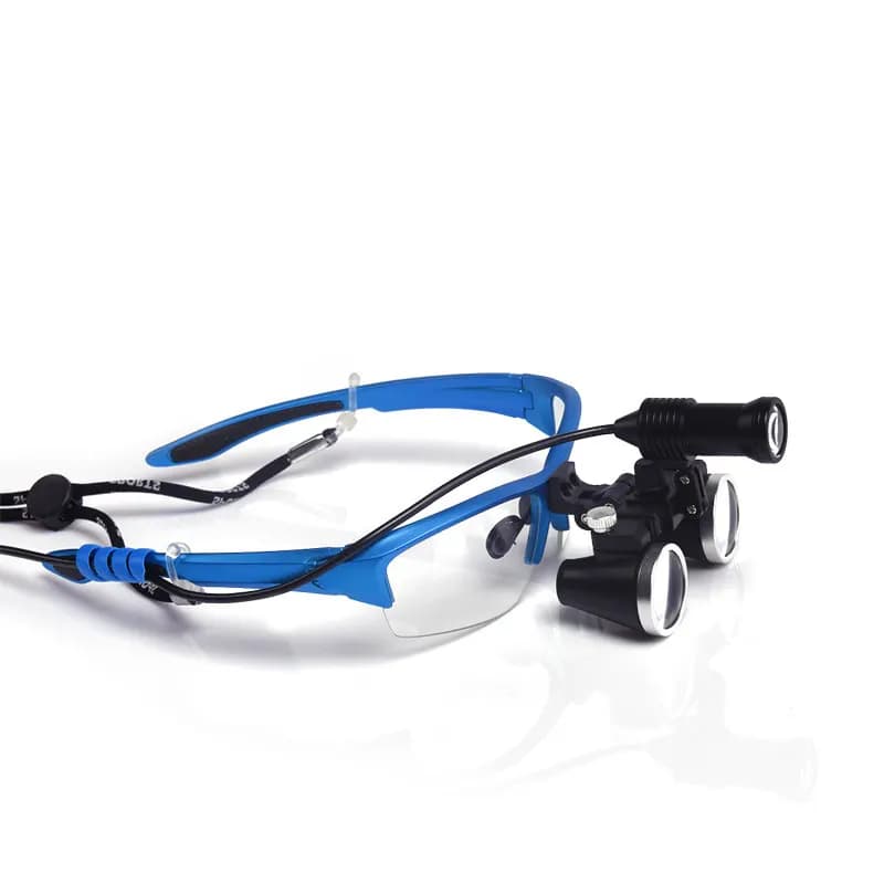 Dental Surgical Loupes 2.5X 3.5X with LED Headlight Focusing Light for Dentist Surgeon Vision Exam