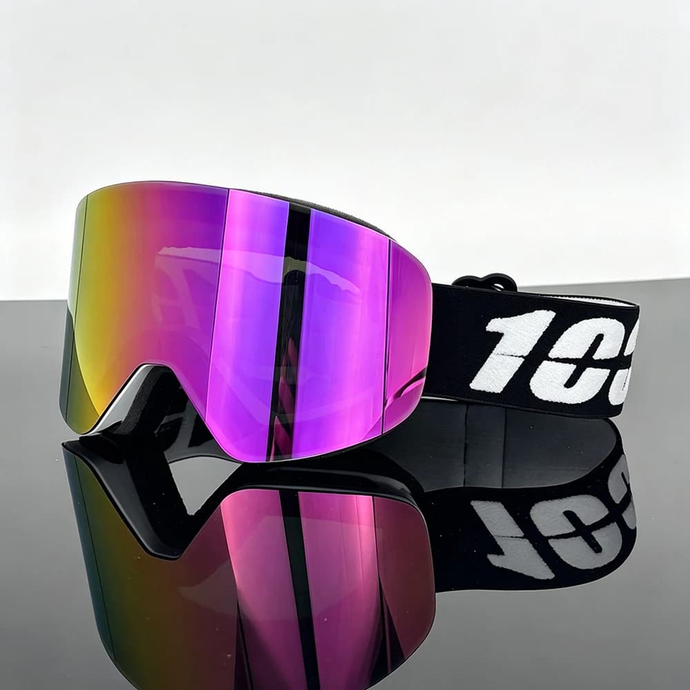 Winter Magnetic Snow Ski Goggles Anti‑Fog UV400 Protection Snowboard Goggles for Men Women Skiing Snowmobile Eyewear
