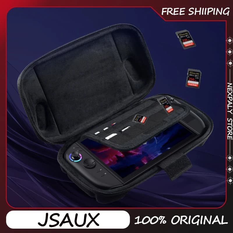 JSAUX per Legion GO 2 Borsa Portaoggetti in Feltro di Lana Ultra-sottile 900D Antiurto Resistente alla Pressione Custodia Rigida per Schede di Gioco Regalo