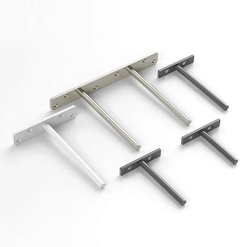 1 pz supporto per scheda a strato nascosto a una linea portaoggetti da parete supporto per partizione a strato singolo hardware per mobili connessione per tavola di legno