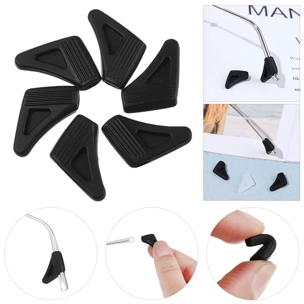5 paia di occhiali copertura per gancio per l'orecchio antiscivolo occhiali in Silicone Anti-perso gambe supporto per manicotto per occhiali da sole sportivi accessori per occhiali