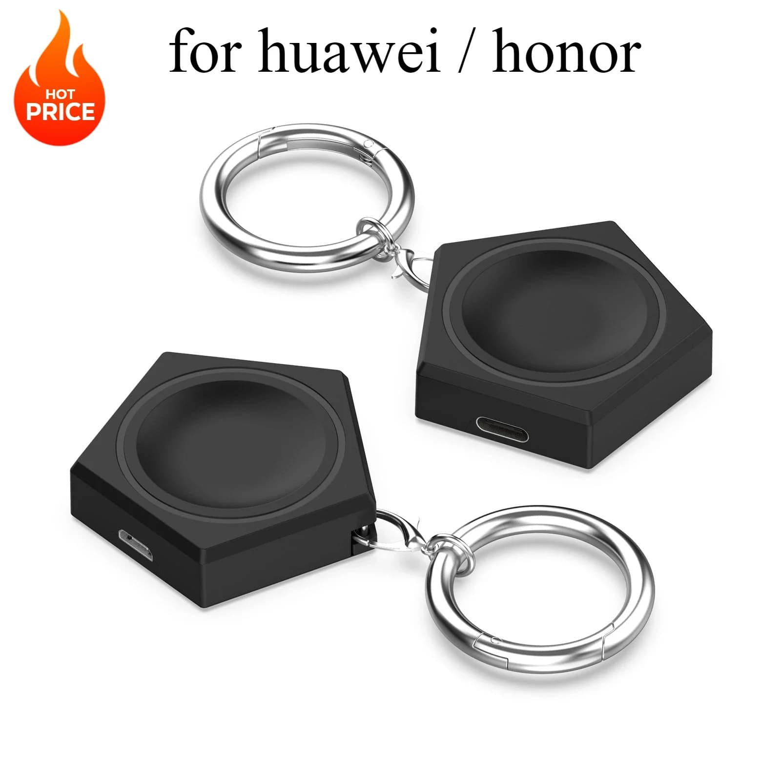 Base caricabatterie portatile per adattatore Huawei GT 5 4 3 con portachiavi adattatore caricabatterie wireless accessori di ricambio per smartwatch