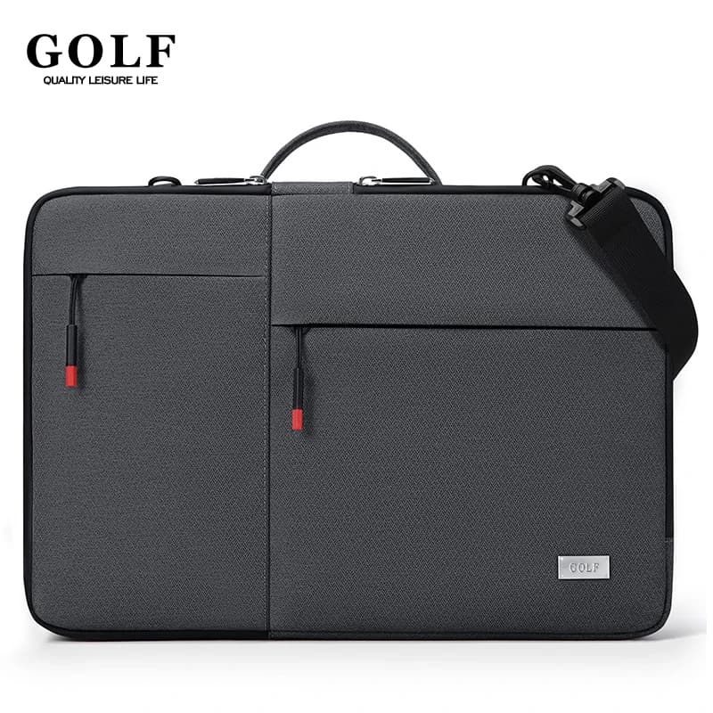 GOLF professional laptop bag with shoulder strap Male directional briefcase Notebook 15.6 Men's office clutch bag