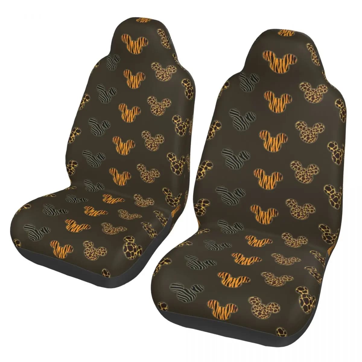 Universal Car Seat Cover Leopard Interior Car Suitable for All Types of Car Seat Covers Fiber Seat Protector