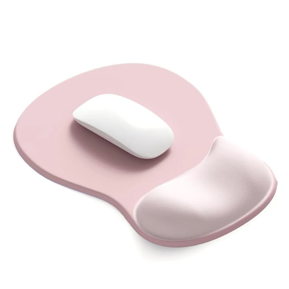 ErgoComfort Tappetino per mouse con poggiapolsi in gel, tappetino per mouse ergonomico da ufficio con supporto per il polso, antiscivolo, design per accessori da scrivania
