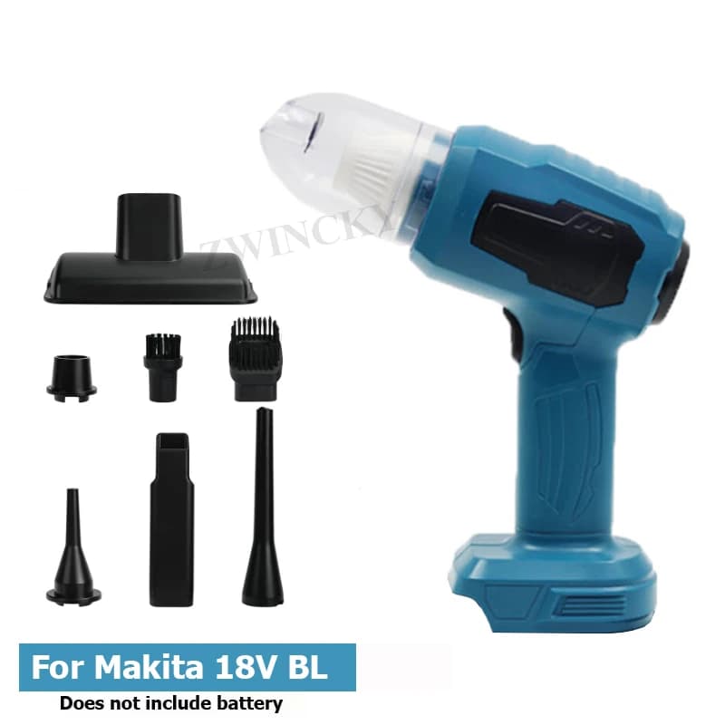 Aspirapolvere portatile per Makita 18V Batteria Aspirapolvere portatile Potente aspirapolvere senza fili per la pulizia della casa dell'auto