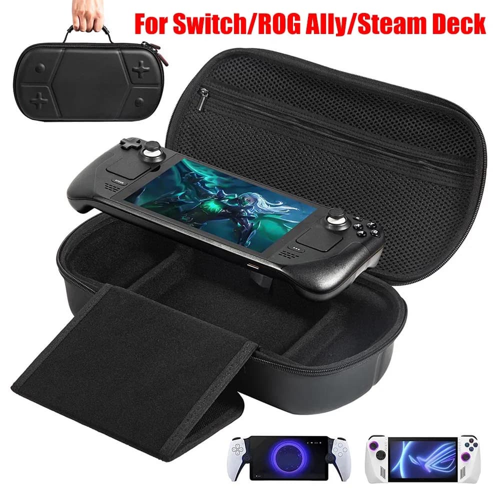Per custodia Nintendo Switch borsa da viaggio portatile per ROG AIIy/Steam Deck/Playstation custodia per accessori per Nintendo Switch