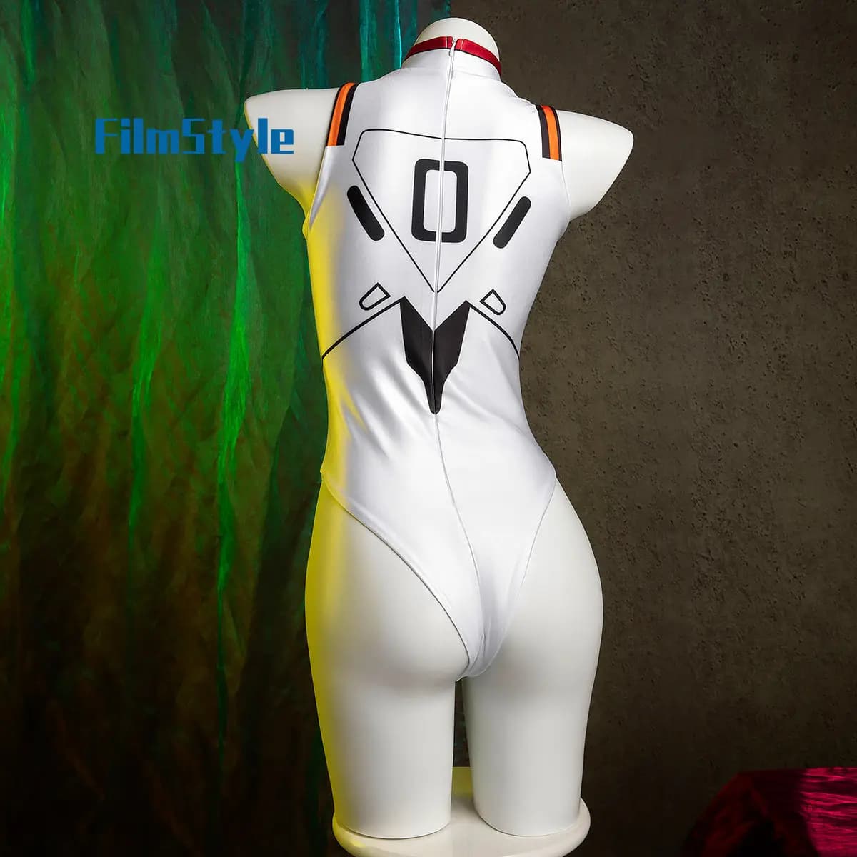 Costume da bagno intero cosplay Ayanami Rei per donna