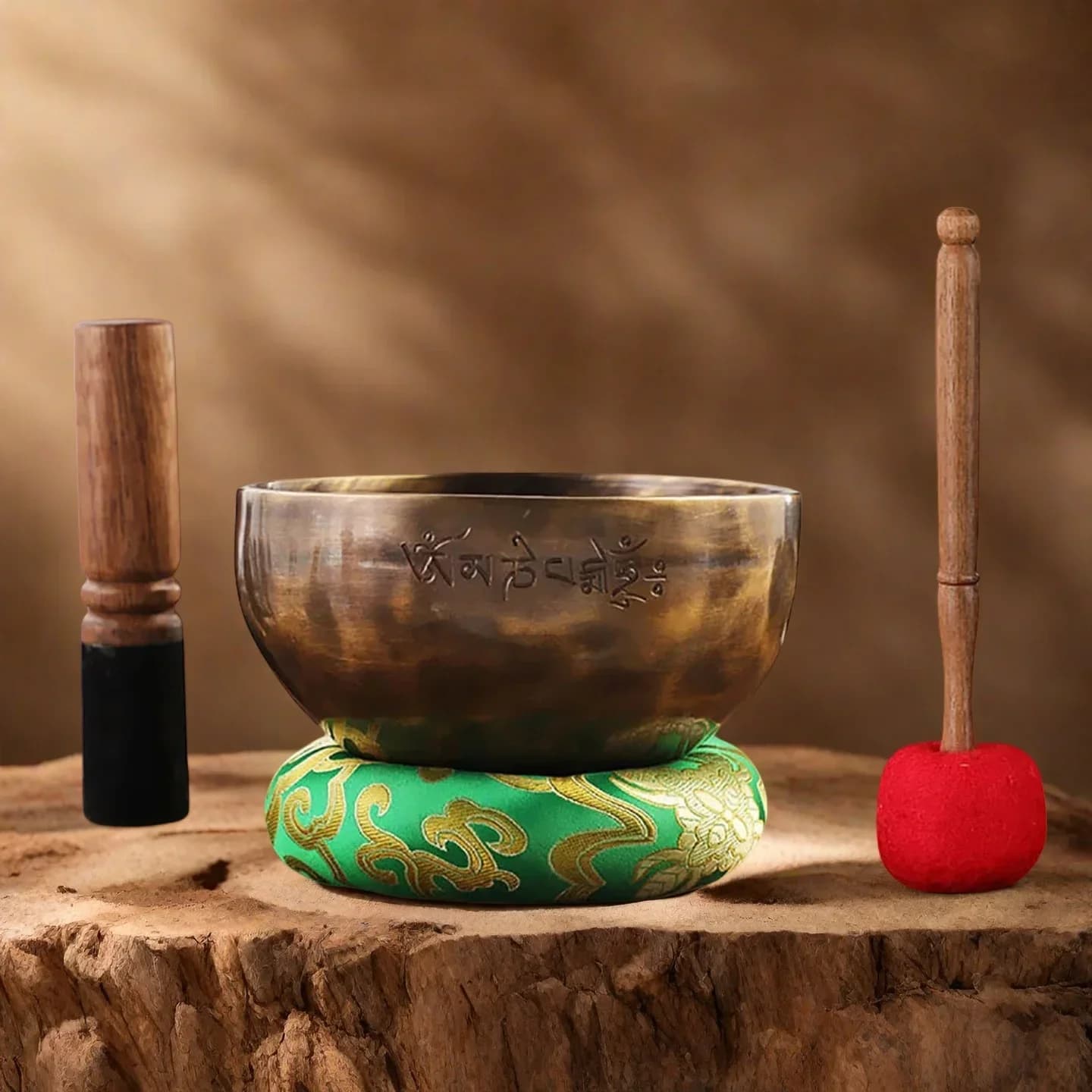 Full Moon Singing Bowl Nepal Handmade Brass Tibetan Bowls Buddhism Meditation Large Sound Bowl Chakras Musical Instrument Gifts