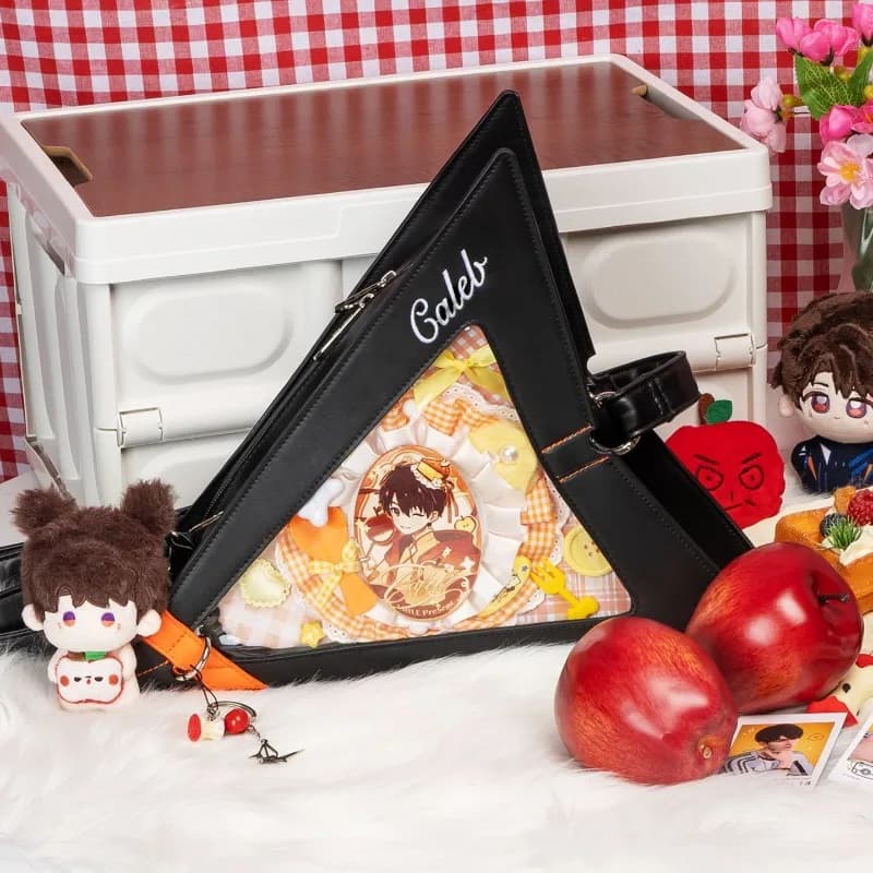 Gioco Love and Deepspace Cosplay Caleb 23x17x23cm Zaino in pelle PU trasparente Ita Bag Borsa a tracolla Borsa a tracolla