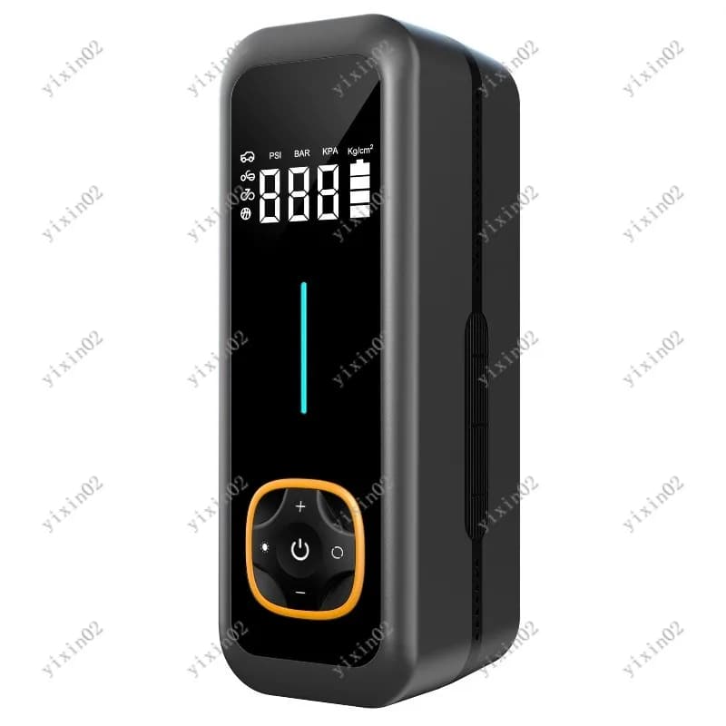 Mini Compressore d'Aria Elettrico Portatile con Display Digitale per Auto, Bici e Veicoli Elettrici