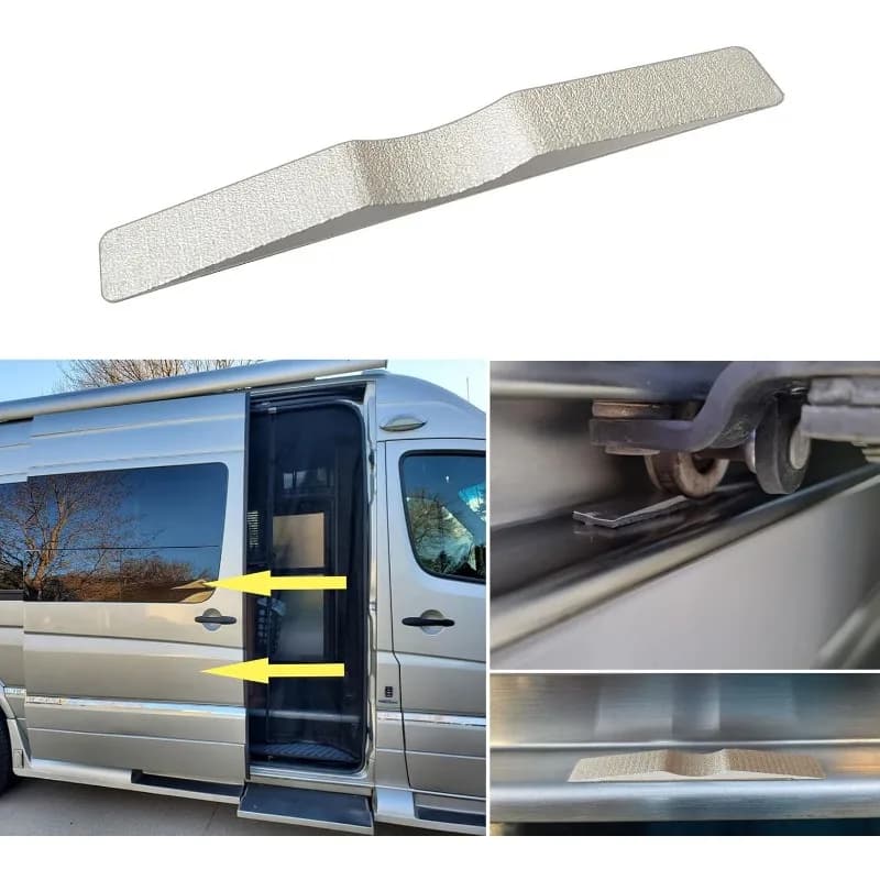 Fermo per Porta Scorrevole per Fiat Ducato, Ford Transit, VW Crafter, Resistente e Antiruggine, Accessori per Camper, Attrezzo per Auto