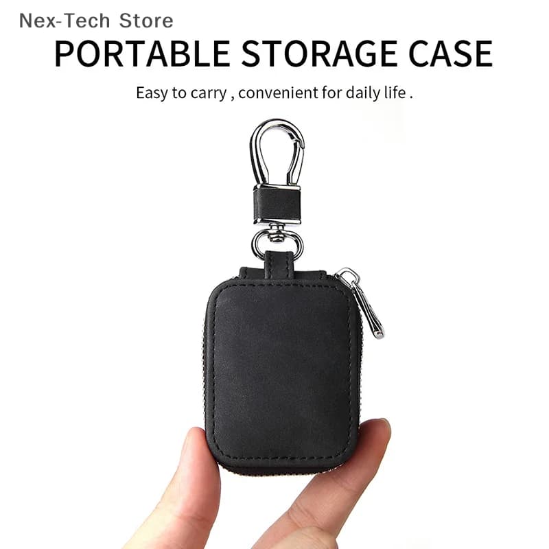 1 pcs wireless earphones in leather protective anti-scratch travel case for Airpods 3/Pro/2 waterproof dust