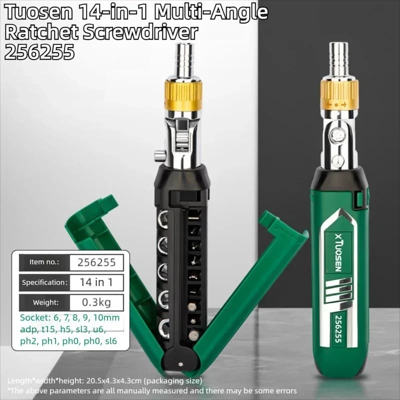Cacciaviti a Cricchetto con Punte, Multifunctional Repair Kit for Electronics, Laptops, Telephones and Appliances