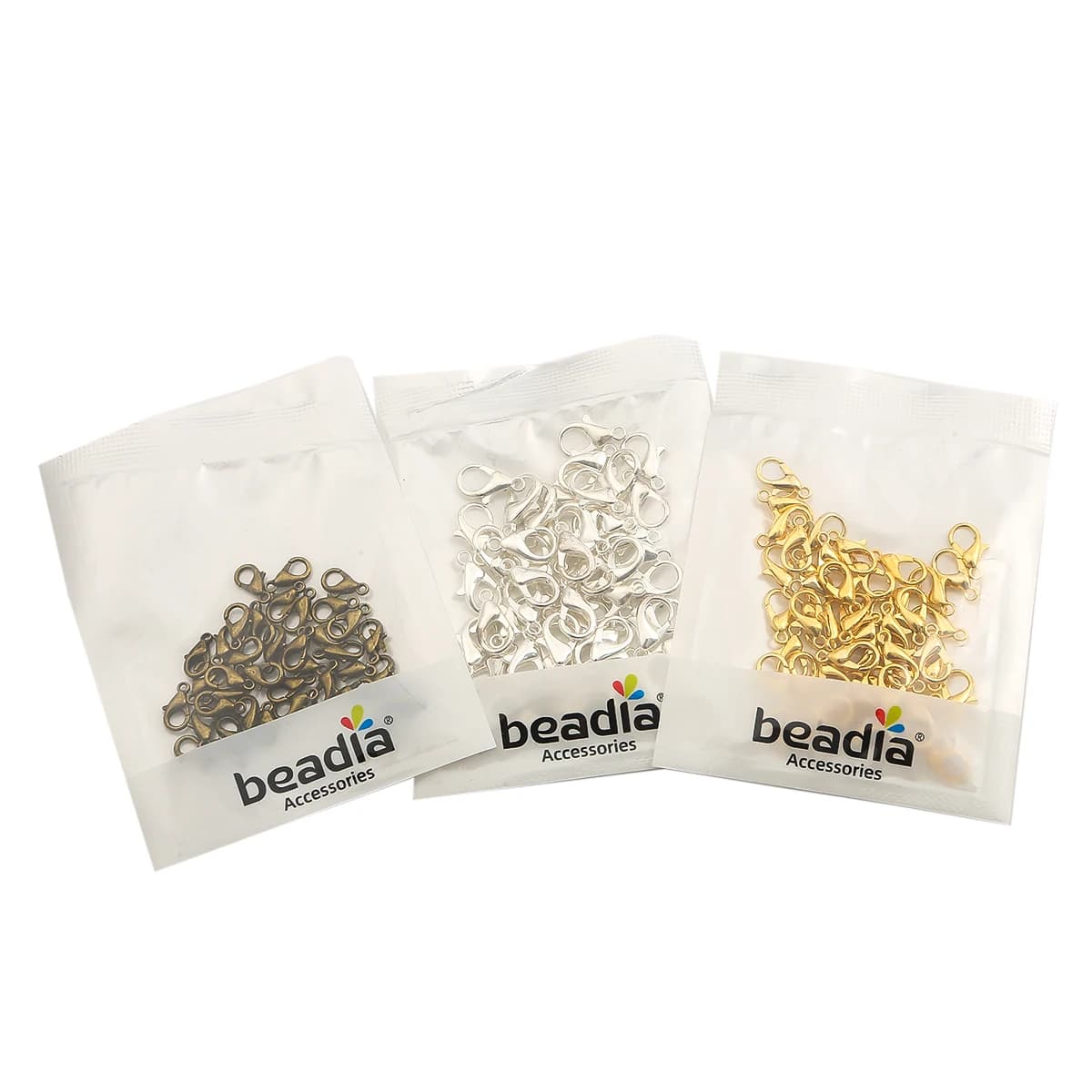 10/12/14/16/18/21mm Gold Alloy Lobster Clasp Hooks For Necklace Bracelet Chains Accessories DIY Jewelry Making Findings Supplies