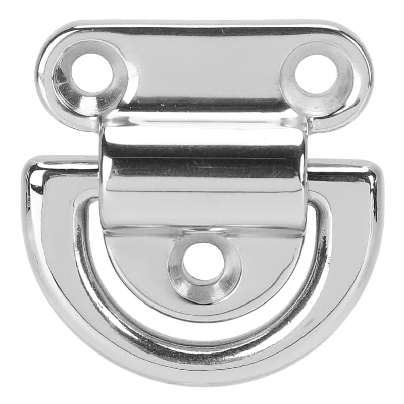 Fibbia a D Marina in Acciaio Inox 316, Kit Base per Anelli di Ancoraggio, Accessori per Corde da Yacht