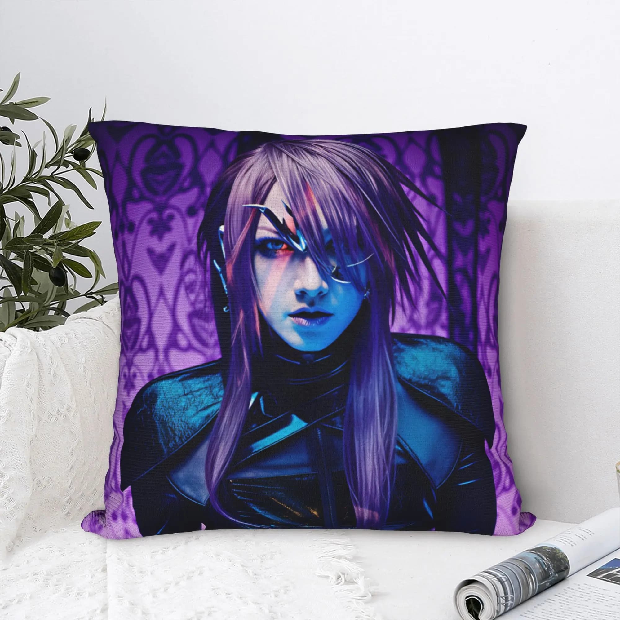 J-JILUKA Zyean Band Pillow Cover Kawaii Pillow Case For Couch Sofa Bedroom Soft Pillowcases Gift