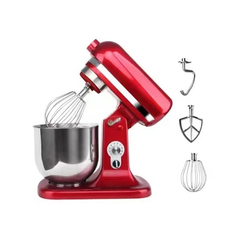 Frullatore Professionale da Banco 5L, Impastatrice per Pizza e Torte, Mixer Automatico per Panificazione, Piccola Impastatrice per Torte 7L