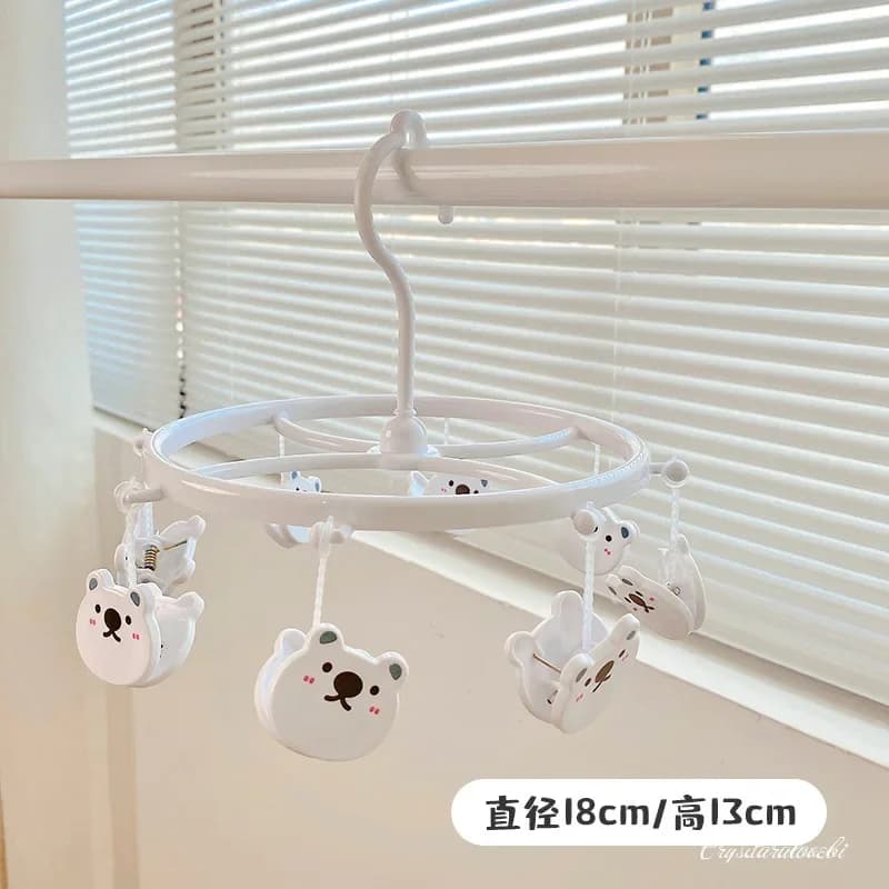 Corea Orso Coniglio Appendiabiti in legno Negozio di abbigliamento per bambini Appendiabiti da parete Ragazza Camera Asilo nido Decor Puntelli per foto