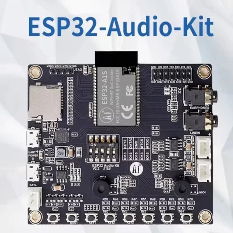 ESP32 Audio Kit ESP32-A1S WiFi+ Bluetooth Module ESP32 Serial Port to WiFi Audio Module Dual Antenna ESP32-Audio-Kit
