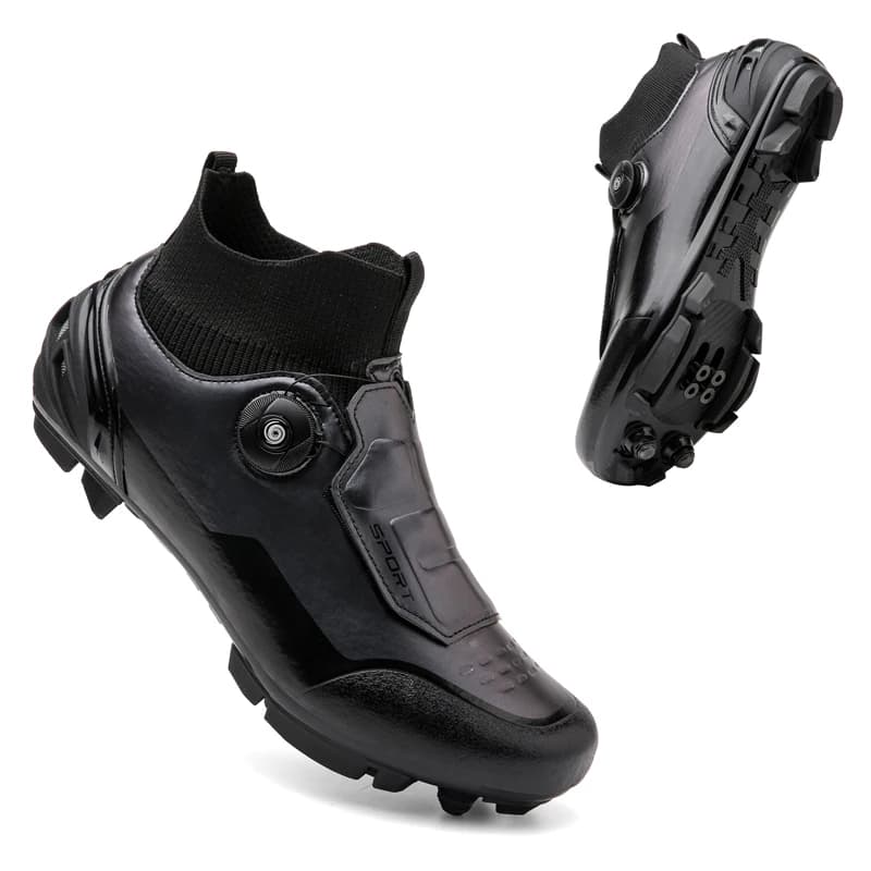 High-top MTB Cycling Shoes Men Outdoor Racing Bicycle Boots Road Dirt Bike Sneakers Mountain Speed Biking Sneaker Zapatillas mtb
